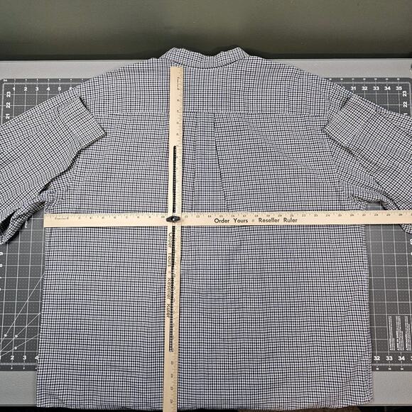 Vintage Abercrombie Fitch Shirt Large Check Plaid Relaxed Fit 90s Button-down - Picture 9 of 11